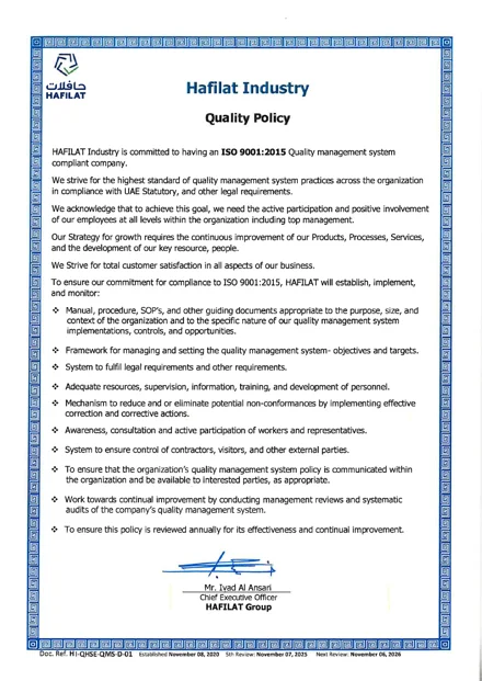 Quality Policy